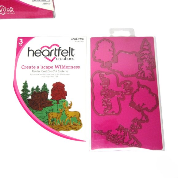 Heartfelt Creations Create a 'Scape Wilderness Cling Stamps & Craft Dies Nature - Picture 5 of 5